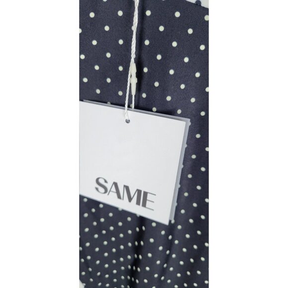 SAME Los Angeles Swim Womens One Piece ColorBlock Polka Dot Black/Cream Medium - Picture 7 of 13